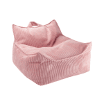 fauteuil pouf rose mousse wigiwama