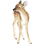 sticker faon vintage lilipinso