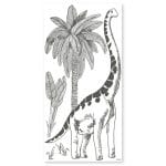 stickers xl dinosaure et palmier lilipinso