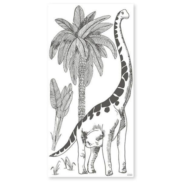 stickers xl dinosaure et palmier lilipinso
