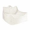 fauteuil pouf cream white wigiwama