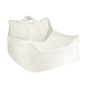 fauteuil pouf cream white wigiwama