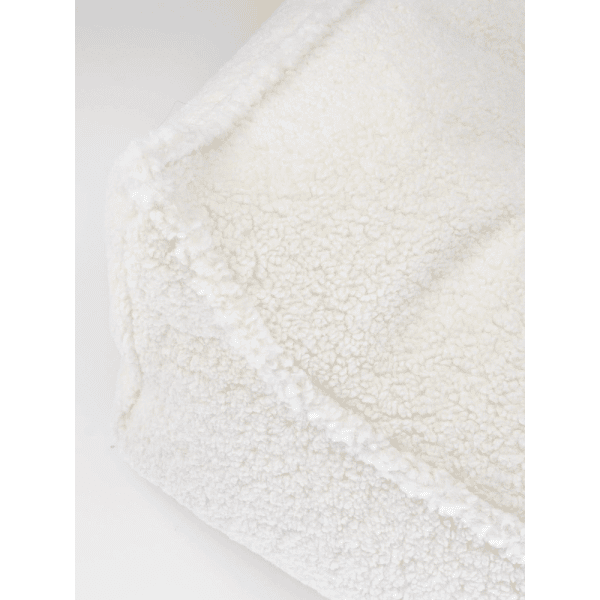 fauteuil pouf cream white wigiwama