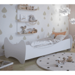 lit junior lilly blanc 70 x 140 cm kocot