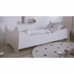 lit junior lilly rose poudré 70 x 140 cm kocot