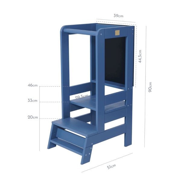 tour d'apprentissage modulable kitchen helper bleu meowbaby
