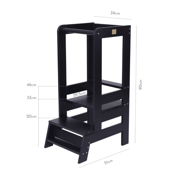 tour d'apprentissage kitchen helper noir meowbaby