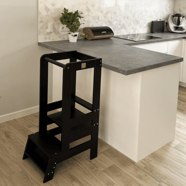tour d'apprentissage kitchen helper noir meowbaby