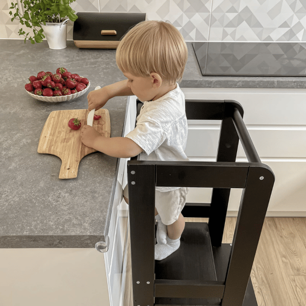 tour d'apprentissage kitchen helper noir meowbaby