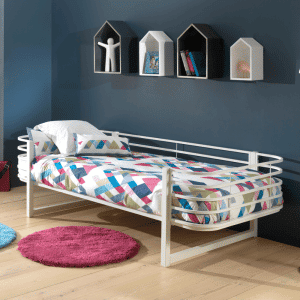 lit junior oscar 90 x 200 cm blanc vipack