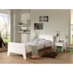 lit junior wynnie 90 x 200 cm blanc vipack