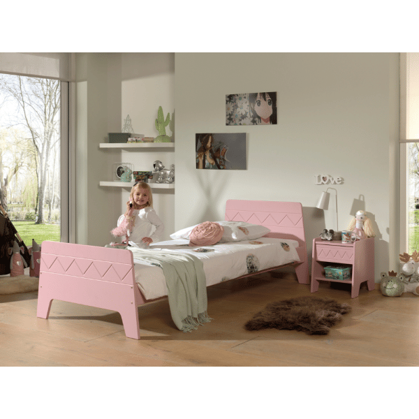 lit junior wynnie 90 x 200 cm rose vipack