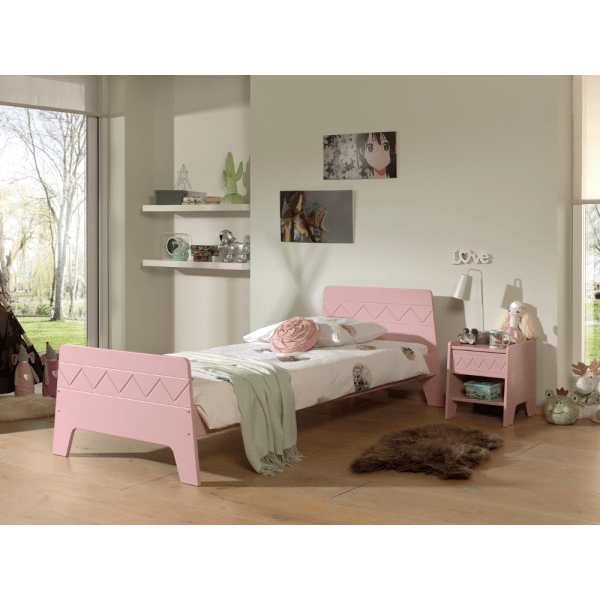 lit junior wynnie 90 x 200 cm rose vipack