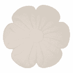 tapis de jeu en lin fleur "lys des sables" moi mili