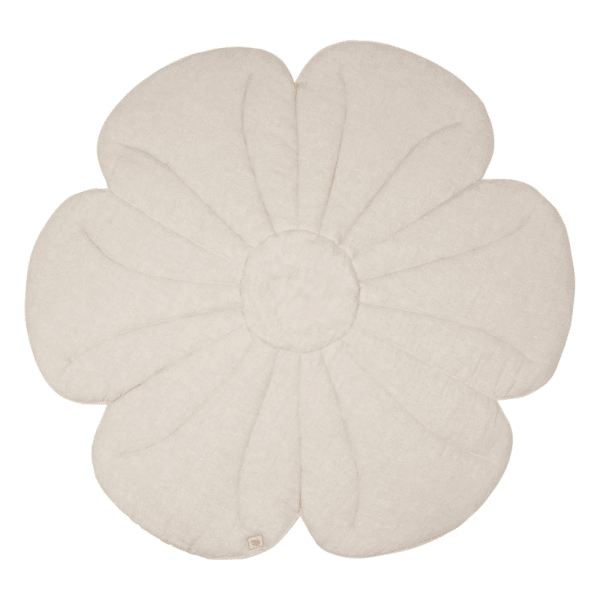 tapis de jeu en lin fleur "lys des sables" moi mili