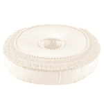lot de 2 coussins donut boho vanille cotton&sweets