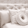 lot de 2 coussins donut boho vanille cotton&sweets