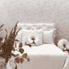 lot de 2 coussins donut boho vanille cotton&sweets