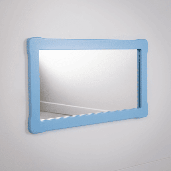 miroir avec barre de traction woodjoy bleu
