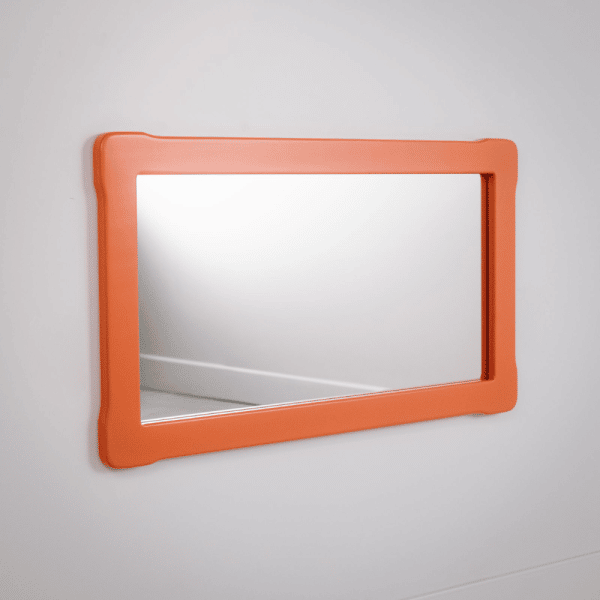 miroir avec barre de traction woodjoy orange