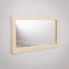 miroir avec barre de traction woodjoy beige