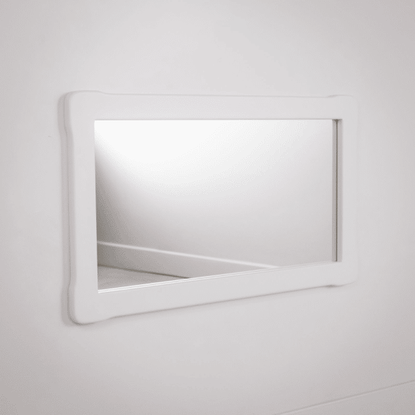miroir avec barre de traction woodjoy blanc