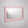 miroir avec barre de traction woodjoy rose