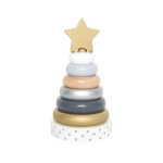 jeu de pyramide en bois silver jabadabado