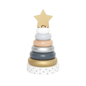 jeu de pyramide en bois silver jabadabado