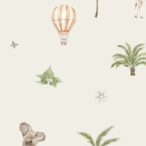 papier peint go go safari creative lab