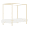 lit à baldaquin modular blanc 90 x 200 cm – benlemi