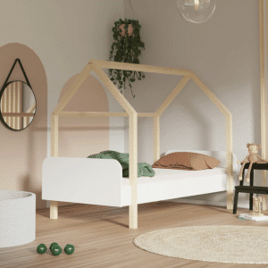 lit cabane modular blanc 90 x 200 cm – benlemi