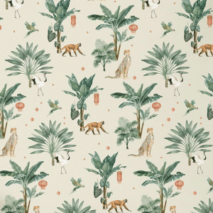 papier peint lovely bubbly jungle vanille creative lab