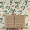 papier peint lovely bubbly jungle vanille creative lab