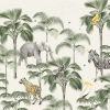 papier peint palm wildlife creative lab