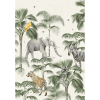 papier peint palm wildlife creative lab