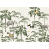 papier peint palm wildlife creative lab