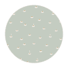 papier peint cercle sweet camomile green light – creative lab