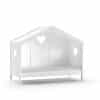 lit cabane amori blanc 90 x 200 cm – vipack