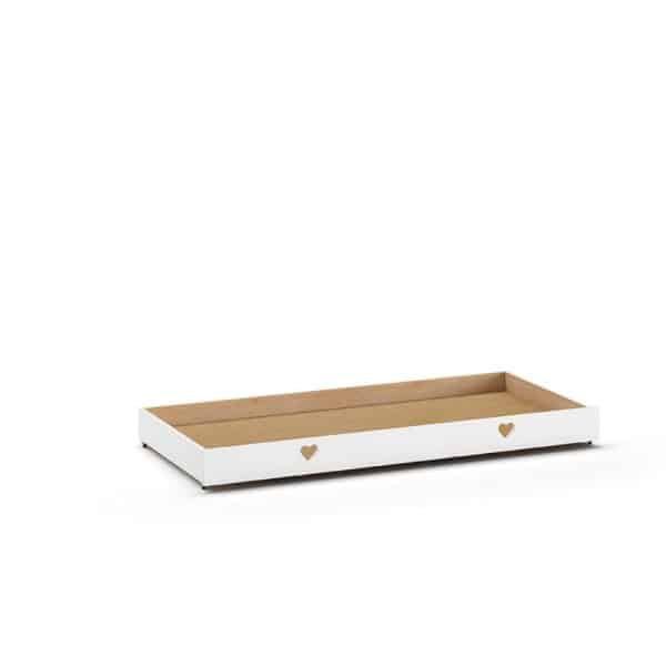 lit cabane amori blanc 90 x 200 cm – vipack