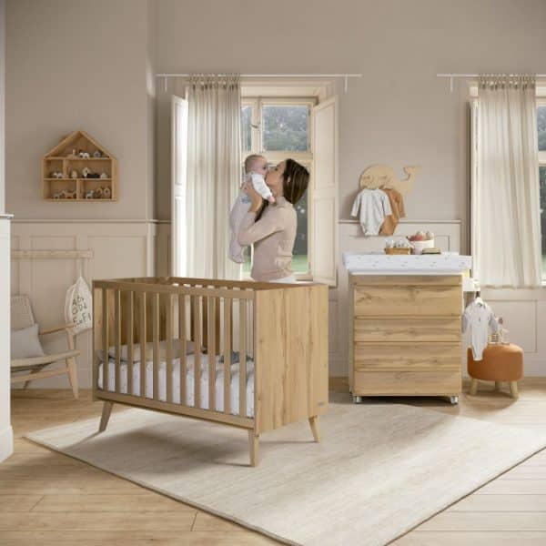 lit bébé évolutif 70 x 140 cm martha naturel micuna
