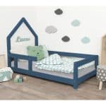lit junior cabane poppi bleu marine 90 x 200 cm – benlemi