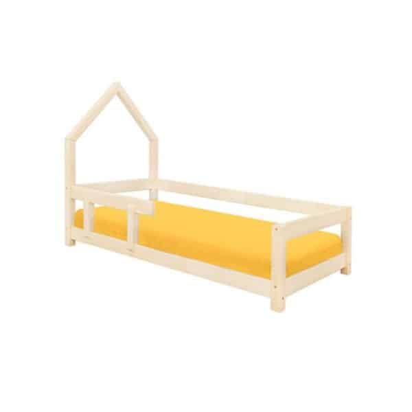 lit junior cabane poppi rouge 90 x 200 cm – benlemi