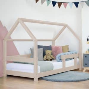 lit junior cabane tery bleu marine avec barrière 90 x 200 cm – benlemi (copie)