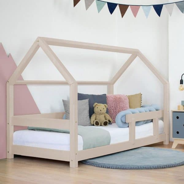 lit junior cabane tery bleu marine avec barrière 90 x 200 cm – benlemi (copie)