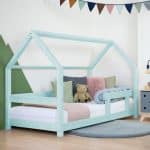 lit junior cabane tery bleu marine avec barrière 90 x 200 cm – benlemi (copie)