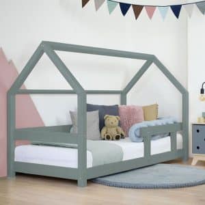 lit junior cabane tery bleu marine avec barrière 90 x 200 cm – benlemi (copie)