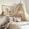 ciel de lit mousseline en lin naturel – cotton&sweets
