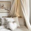 ciel de lit mousseline en lin naturel – cotton&sweets