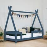 lit tipi nakana rouge brique avec barrière – benlemi (copie)